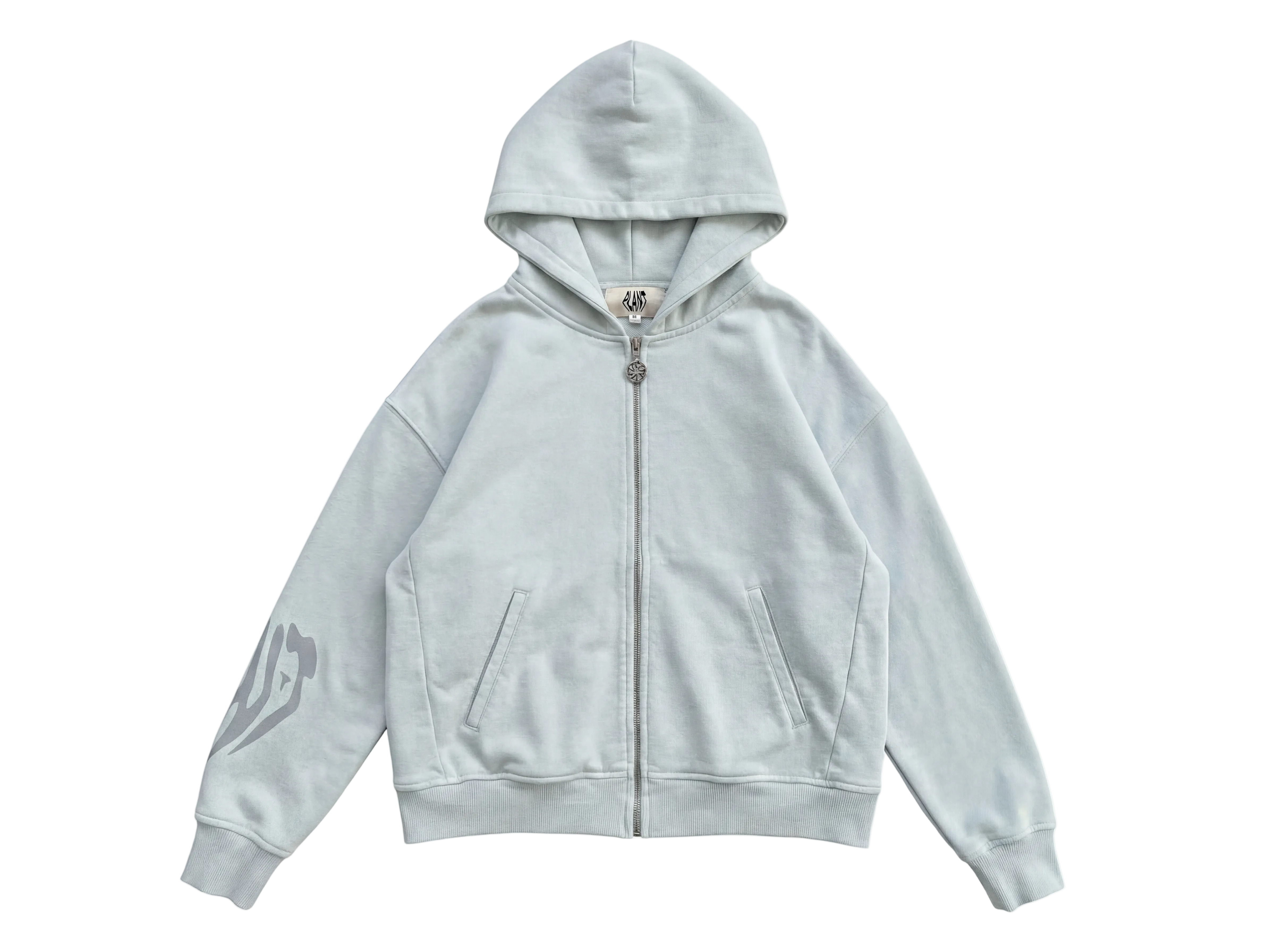 "LIVID GREY" ZIP UP JACKET