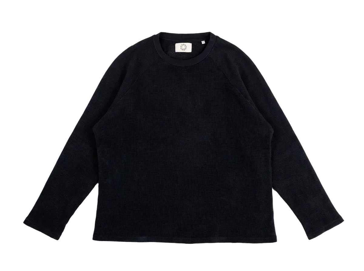 "TWIY" WAFFLE KNIT LONG SLEEVE