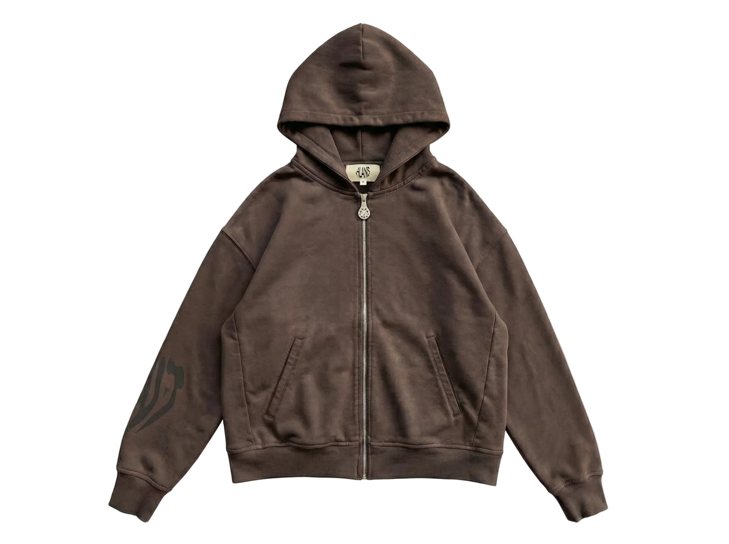 "MOCHA" ZIP UP JACKET