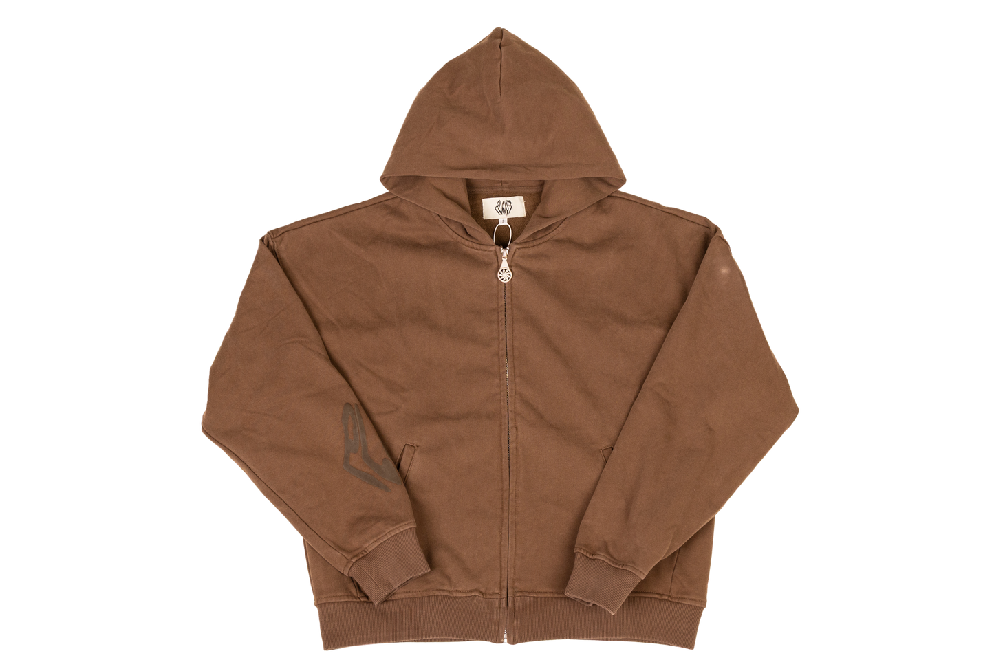 "MOCHA" ZIP UP JACKET