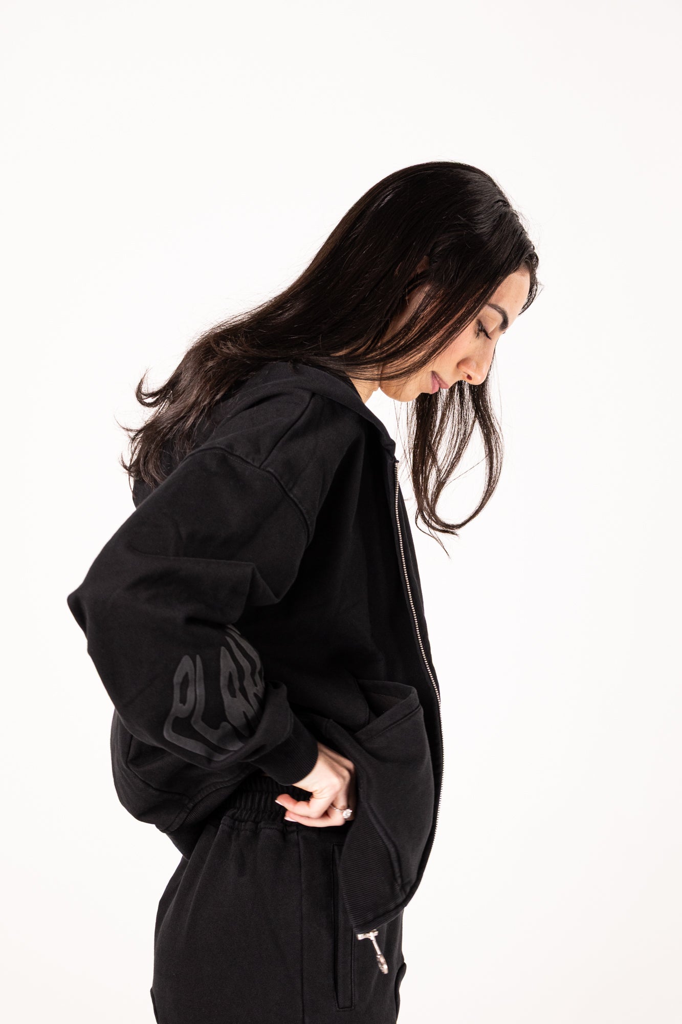 "NIOR" ZIP UP JACKET