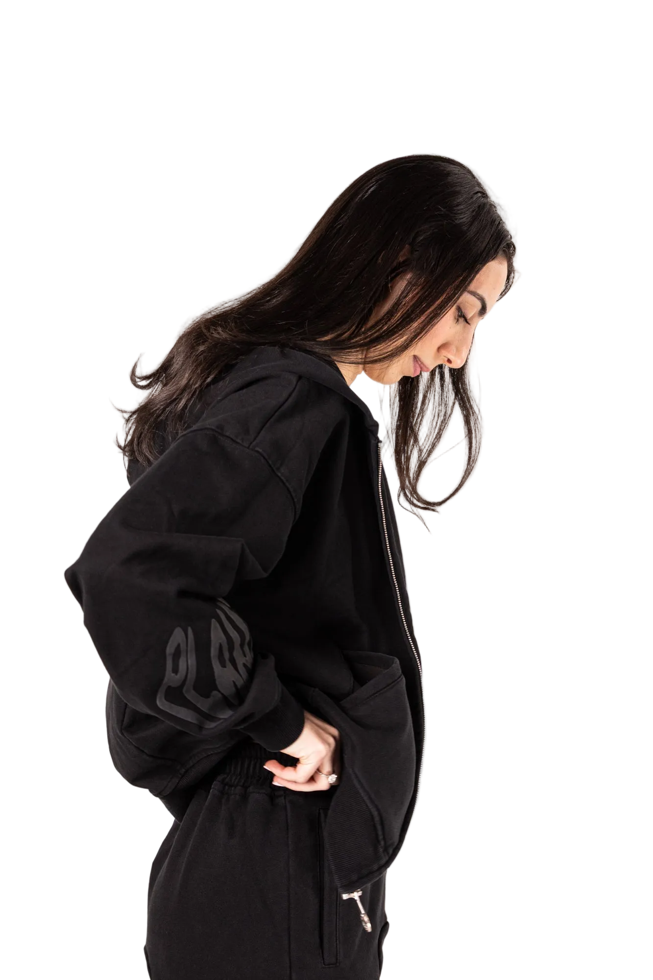 "NIOR" ZIP UP JACKET