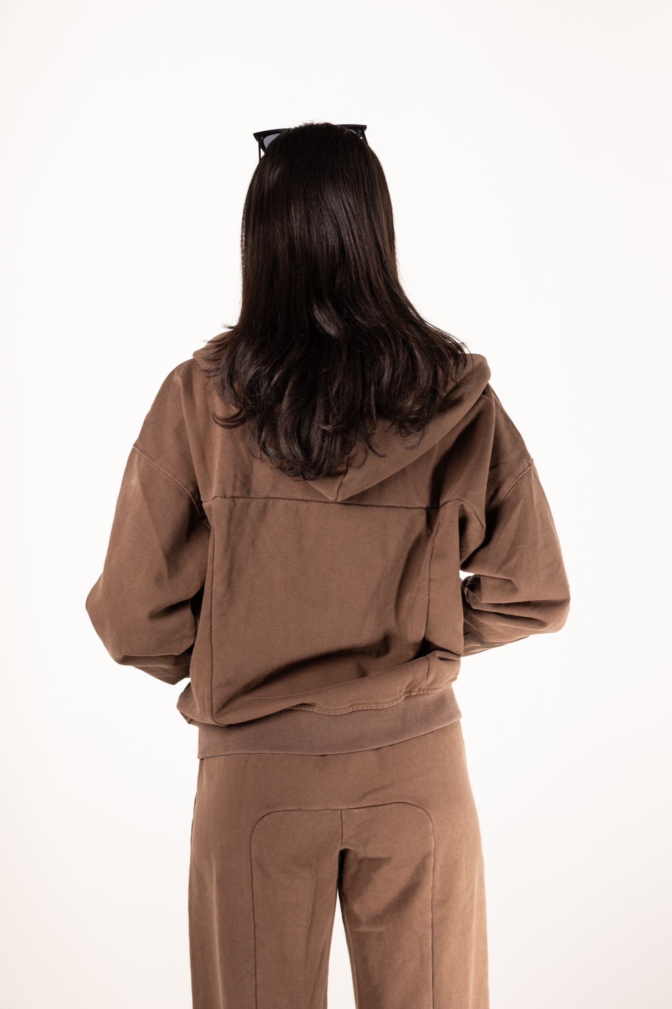 "MOCHA" ZIP UP JACKET
