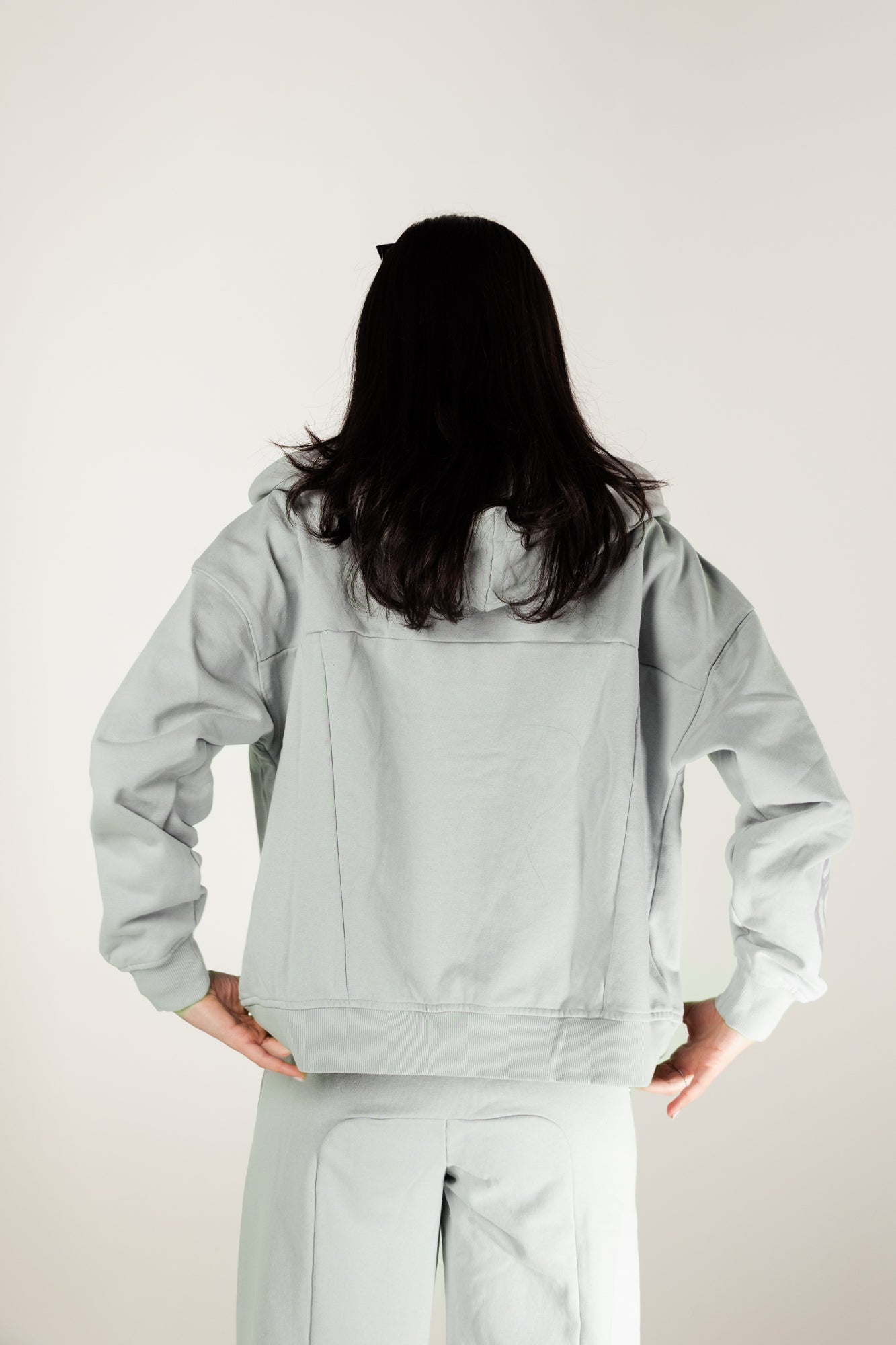 "LIVID GREY" ZIP UP JACKET