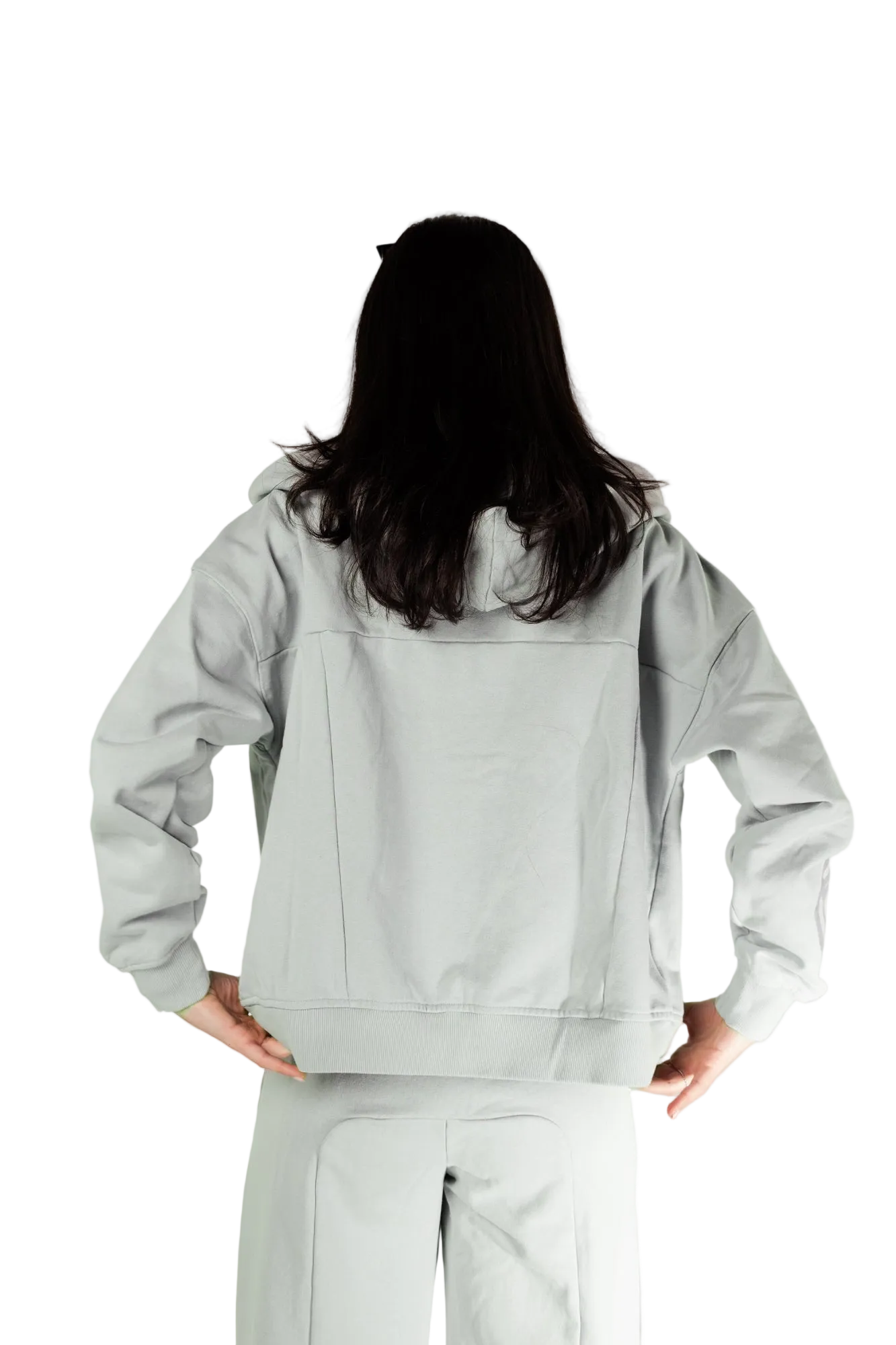 "LIVID GREY" WIDE LEG SWEATS