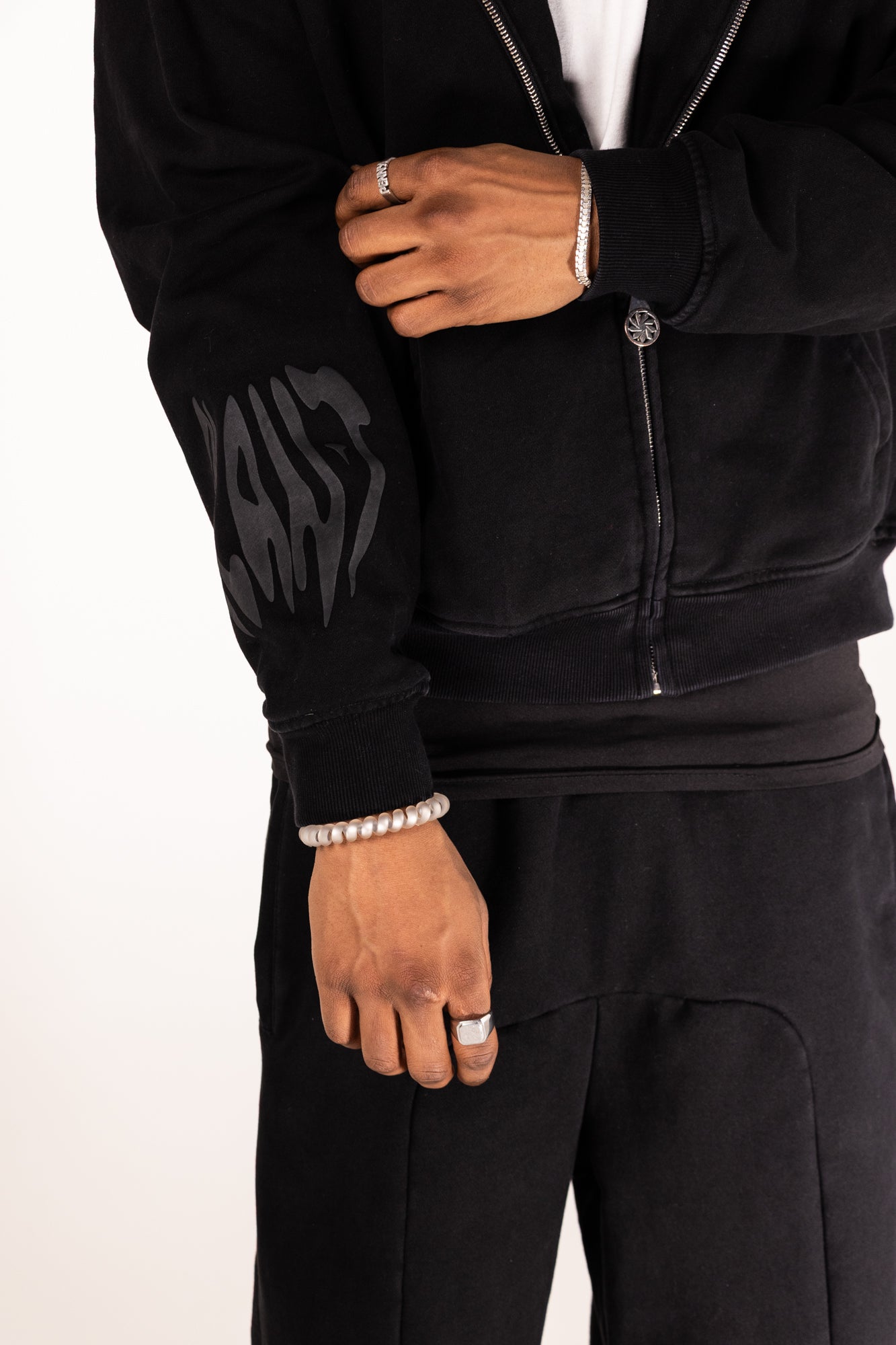 "NIOR" ZIP UP JACKET