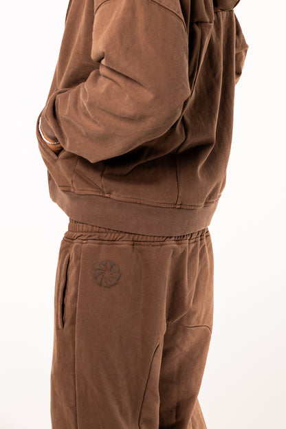 "MOCHA" WIDE LEG SWEATS