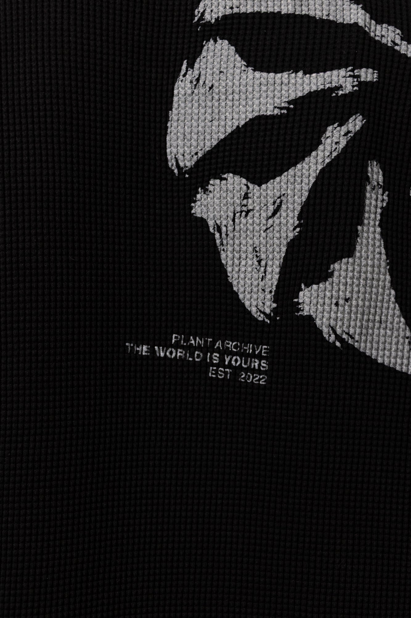 "TWIY" WAFFLE KNIT LONG SLEEVE