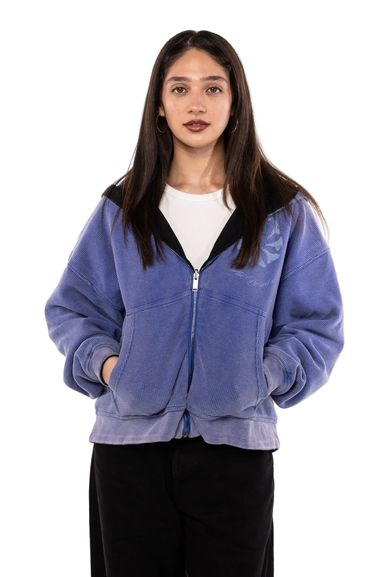 "GROWTH" REVERSIBLE ZIP UP JACKET