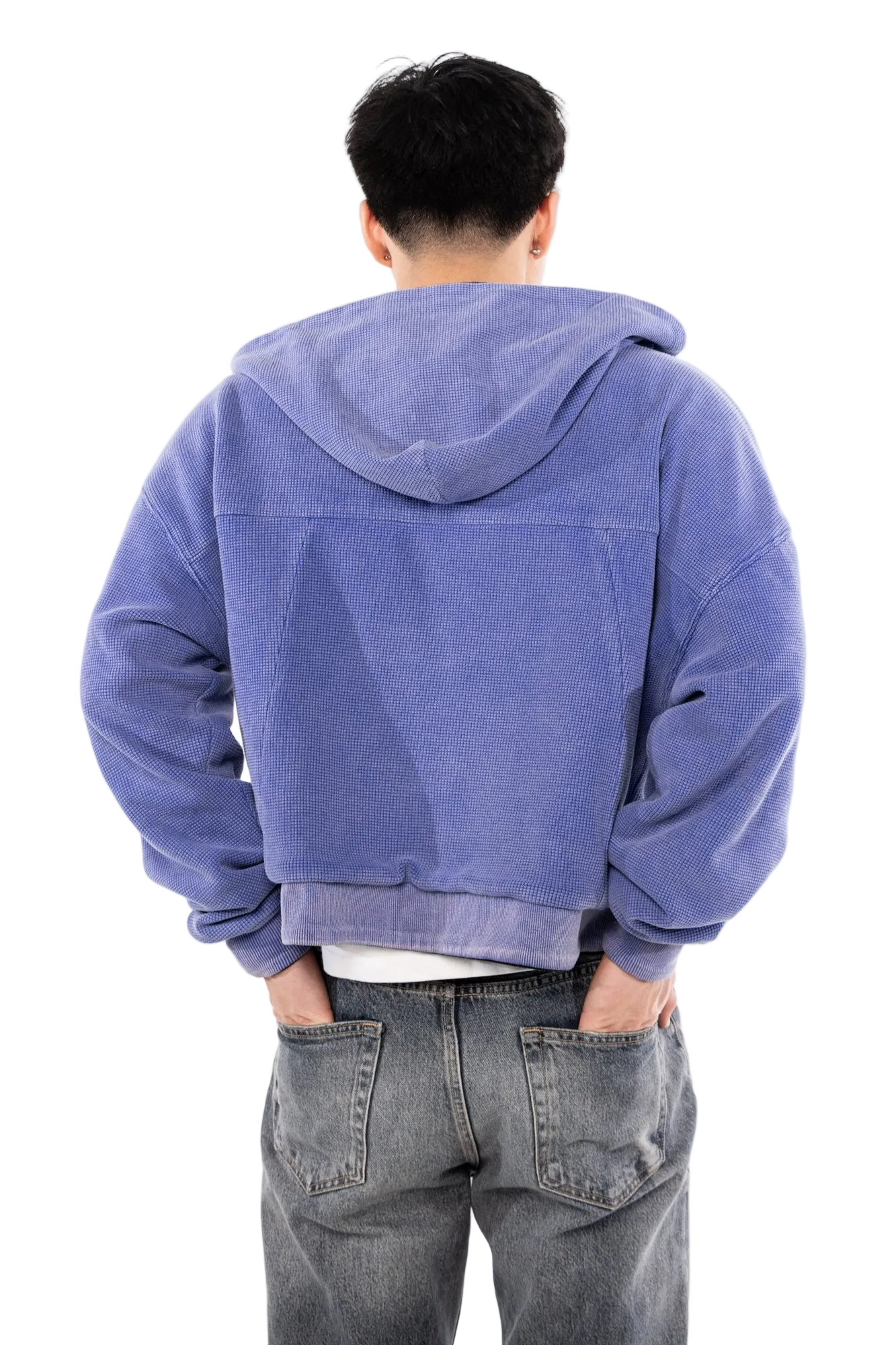 "GROWTH" REVERSIBLE ZIP UP JACKET