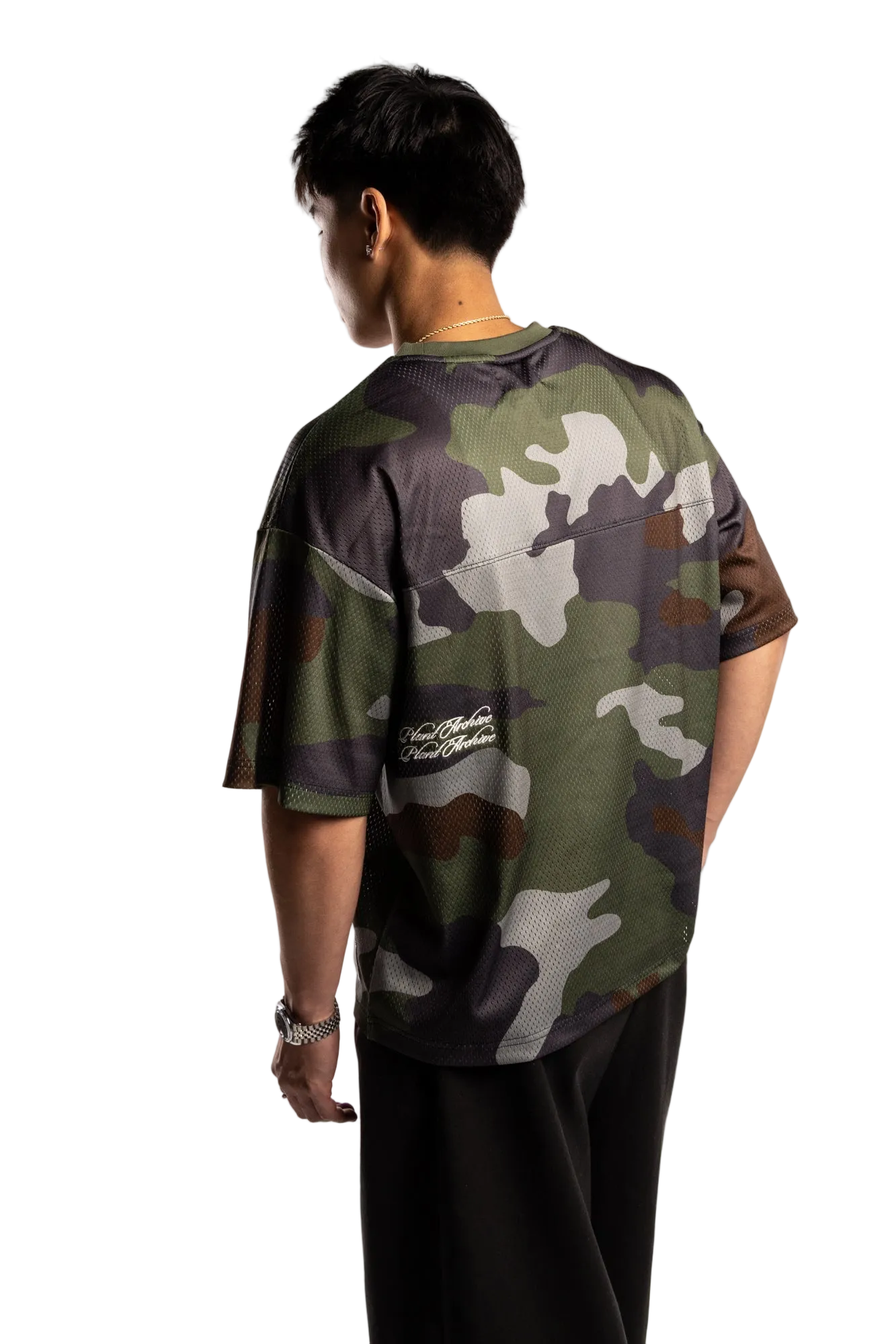 "CAMO" MESH T SHIRT