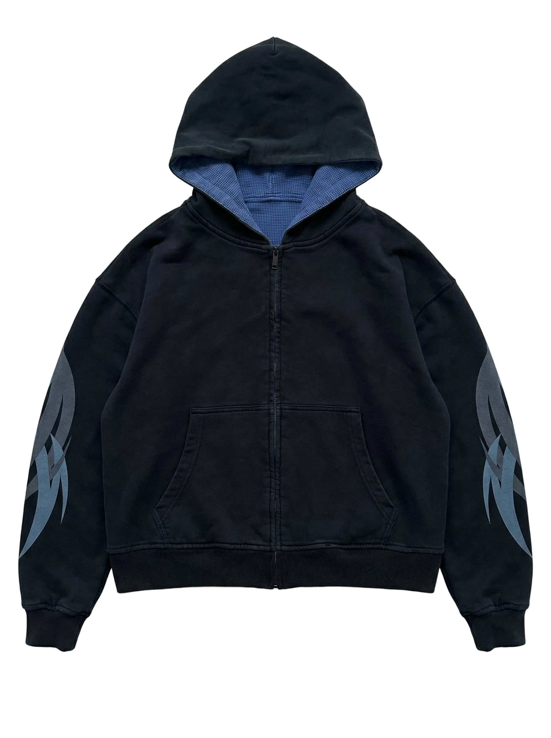 "GROWTH" REVERSIBLE ZIP UP JACKET